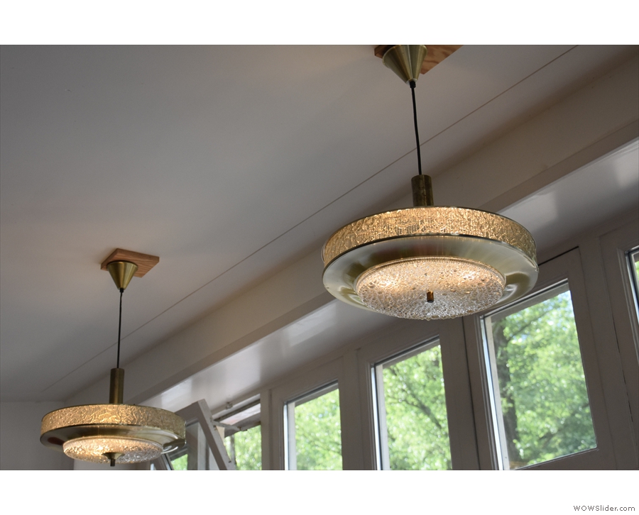 There are plenty of windows upstairs, but also plenty of light fittings such as these...