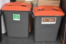... to the Birmingham Coffee Festival, with its bins in evidence all around the site.