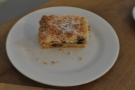 My blueberry, lemon curd and coconut slice.