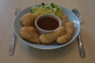 I followed that with lunch, the Indonisian fishcakes.