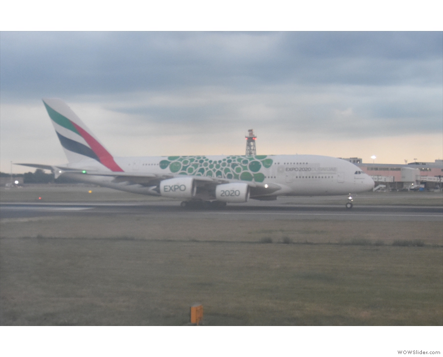 This included big ones, such as this Airbus A380...