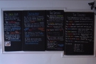 If you want something more substantial, there's a toastie menu on the left-hand wall.