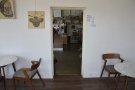 The open doorway in the left-hand wall leads through to the roastery/coffee shop...