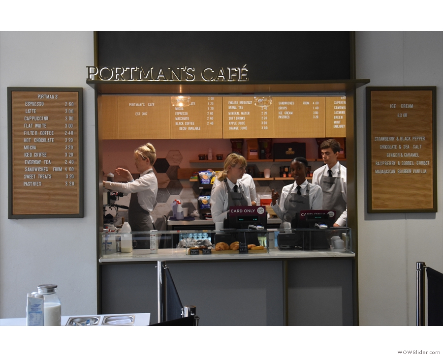 ... call in on Portman's Cafe, Lord's in-house cafe, which serves Union hand-roasted.