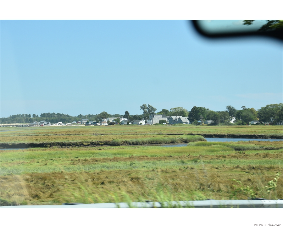 First, of course, we have to get to the coast, which means lots of rivers and salt marshes.