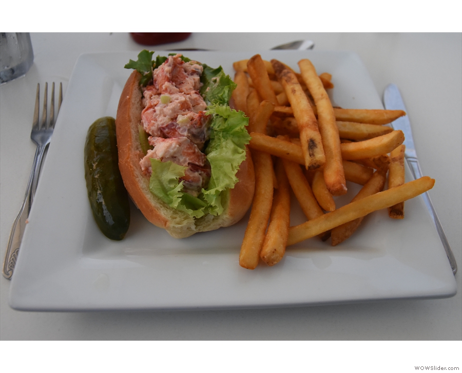 ... and a New England classic for me: Lobster Roll.