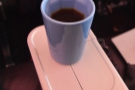 ... and Therma Cup, which can be seen here, with my coffee, back at my seat.