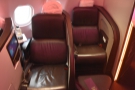 This is my seat, 9K (on the left) and the final one in the cabin (10 K) on the right.