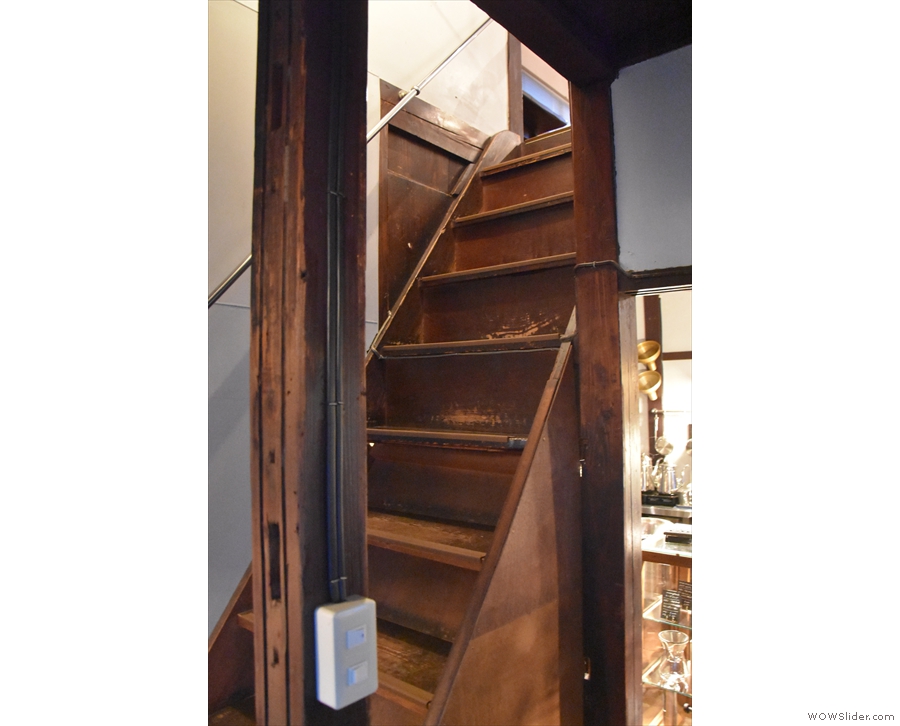 However, there's more. A lot more, in fact, with a whole second storey. The stairs are...