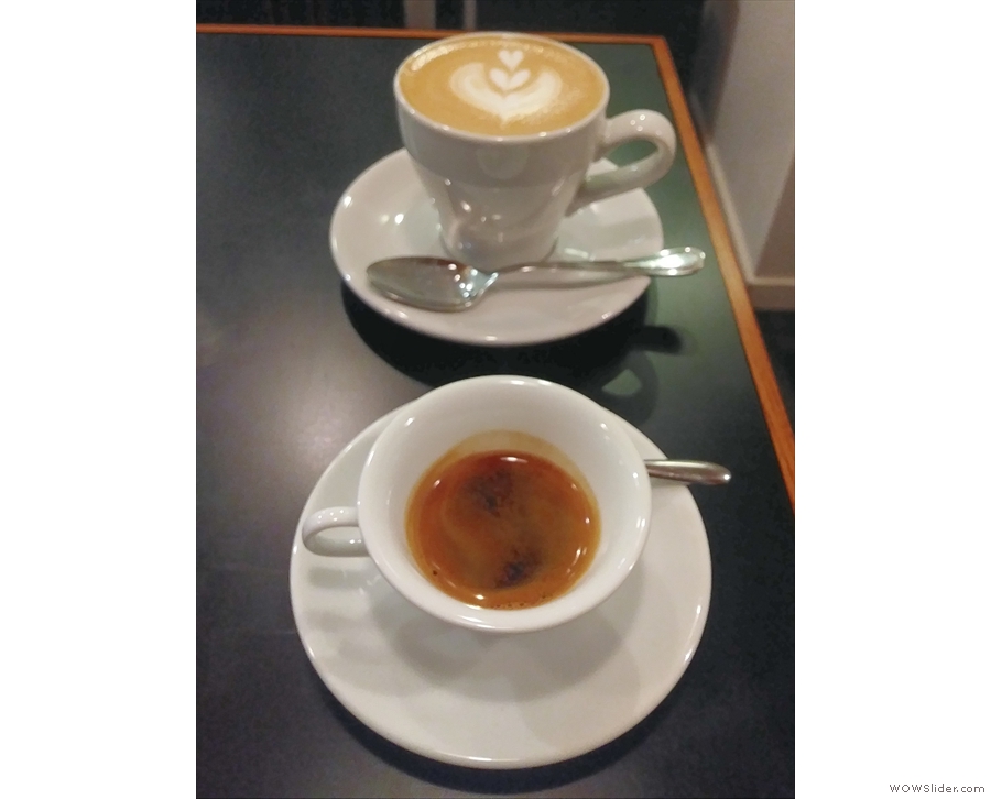 I was there last week, trying the espresso and cappuccino set...