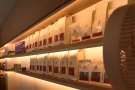 ... which has shelves behind, lined with bags of coffee, seen here in my most recent visit.