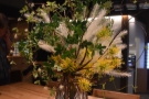 There are plenty of nice touches in Bread, Espresso &, including these flowers on the...