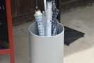 There's the obligatory (for Japan) umbrella stand.