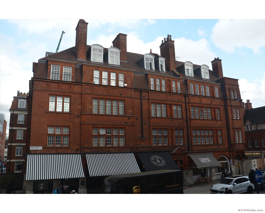 On the east side of Mayfair's Duke Street, on the ground floor of these lovely apartments...