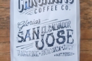 This was a gift, coffee from San Jose, El Salvador, roasted in San Jose, California.