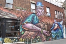 Like many buildings in this part of Montréal, it is highly decorated with amazing murals.