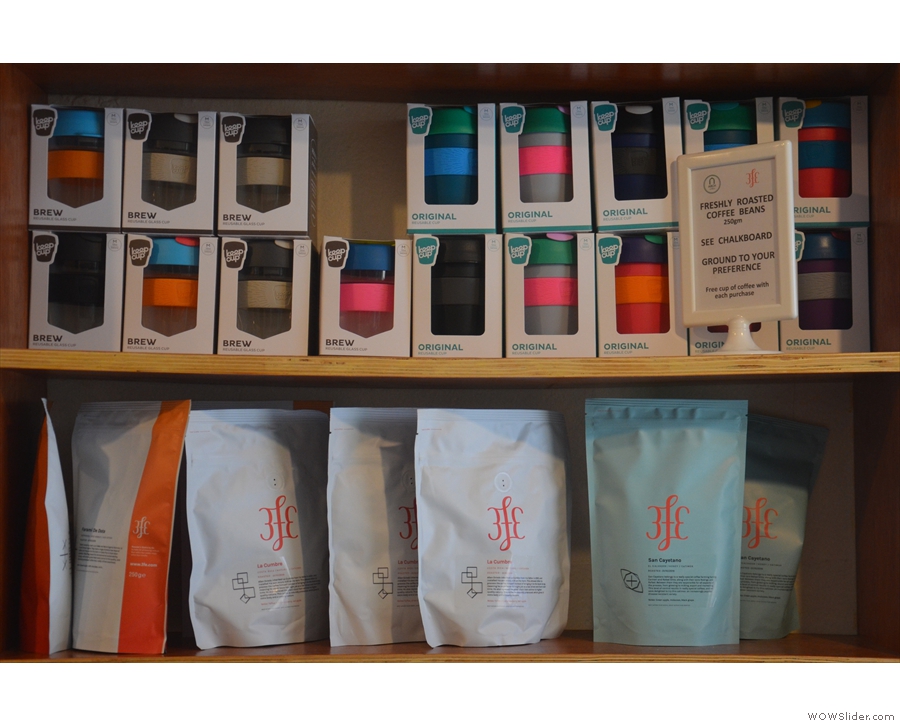 ... an abundance of Keep Cups and, of course, coffee, all from Dublin's 3FE.