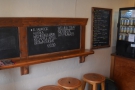 There's more information on a series of blackboards to the left, starting with...