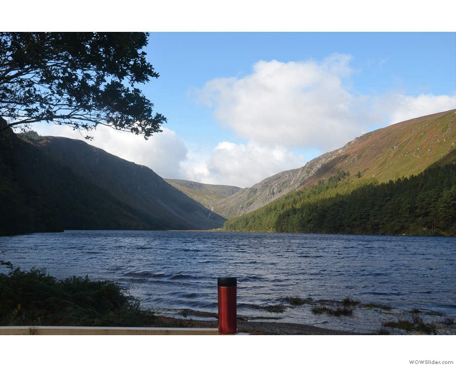 ... before going hiking the following day at Glendalough. This looks serene, but it was...