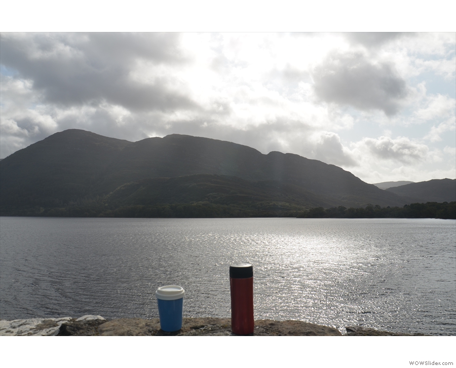 And then, once again, the sun came out! This is the view across Muckross Lake, while...