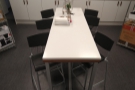 ... but there's another central, six-person communal table which acts as overspill seating.