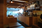 A view of the front of Coffeeangel, as seen from the back.
