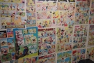 ... toilet, decorated with pages from the Beano!