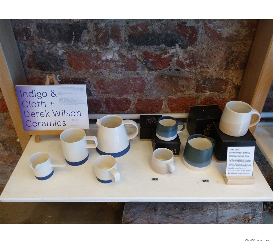 ... merchandising, including HuskeeCups (previous photo) and these lovely cups.