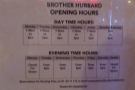 Brother Hubbard opens during the day for coffee and in (some of) the evenings for dinner.