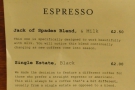 And in more detail: the espresso...