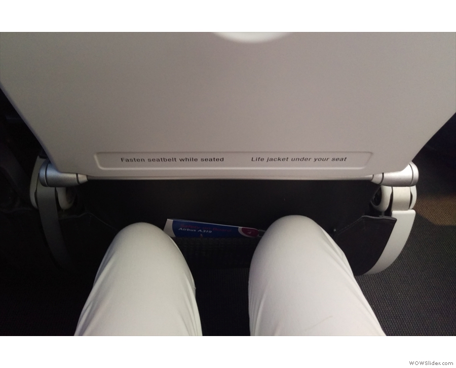 Even so, there's precious little leg room in Club Europe on domestic flights! I'll leave you...
