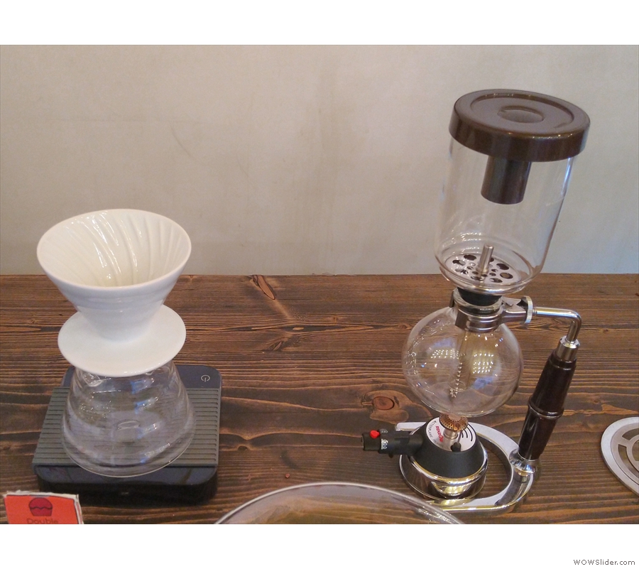 ... while I was drawn to the filter coffee, specifically the syphon, which you see so rarely.