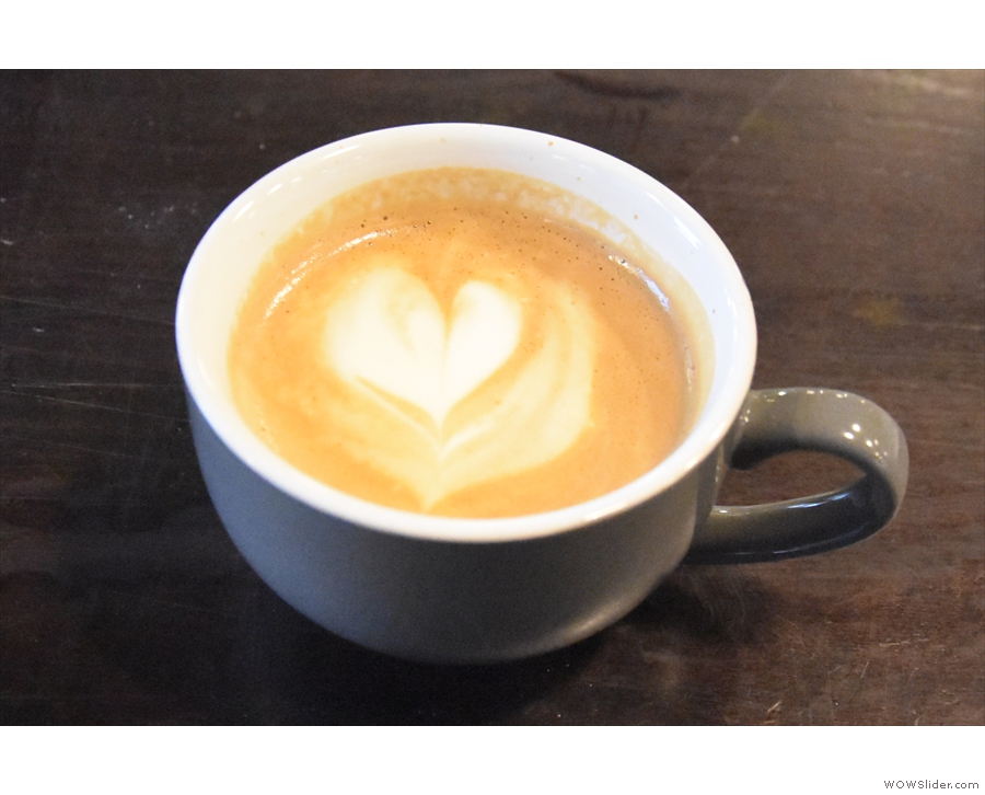 I started with a flat white, made with Union Hand-roasted's Bright Note blend.
