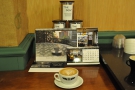 Calendars on display at the re-modelled Workhouse Coffee in King Street, Reading.