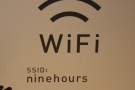 Nine Hours is very happy for you to use the WiFi by the way!