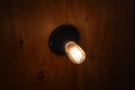 ... as well as these solitary bulbs in the ceiling.