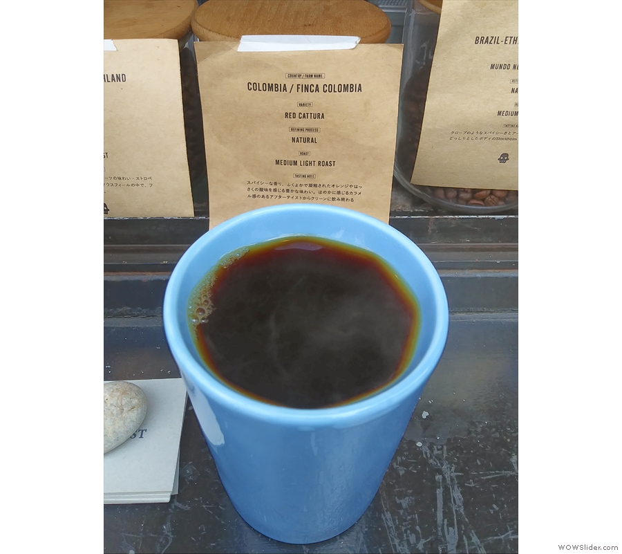 ... and my favourite, the naturally-processed Finca Colombia.
