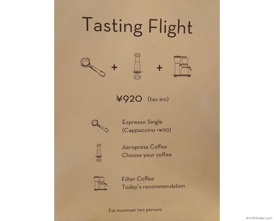 If you can't choose, how about a tasting flight?