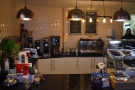The coffee side of the operation, meanwhile, is at the back, although the lights do get...