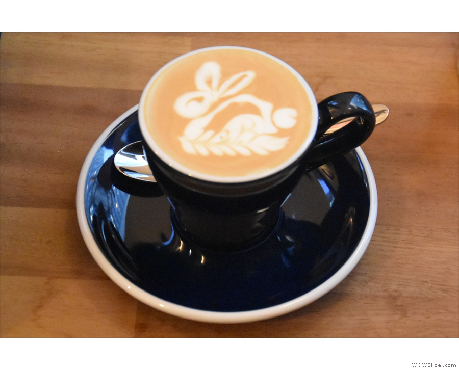 December: some amazing latte art at The Gentlemen Baristas Holborn in London.