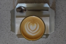 ... with some lovely latte art...