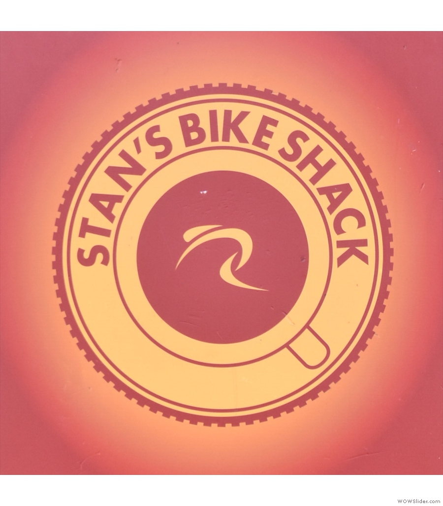 Stan's Bike Shack, accessible by bike/on foot in the Sussex countryside.