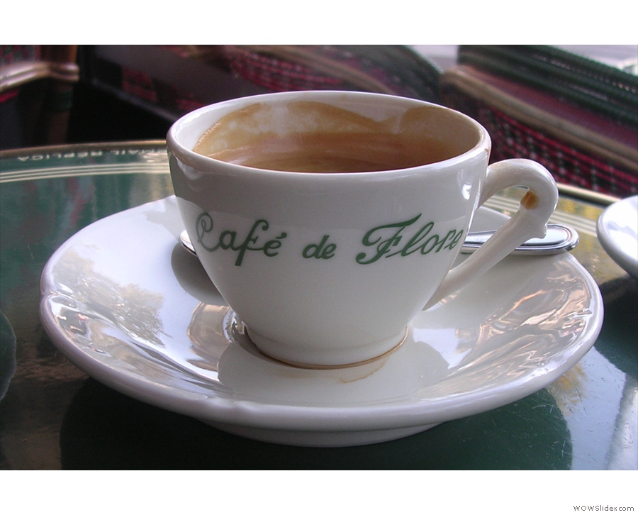 Cafe de Flore, a fixture of Paris' Left Bank cafe scene