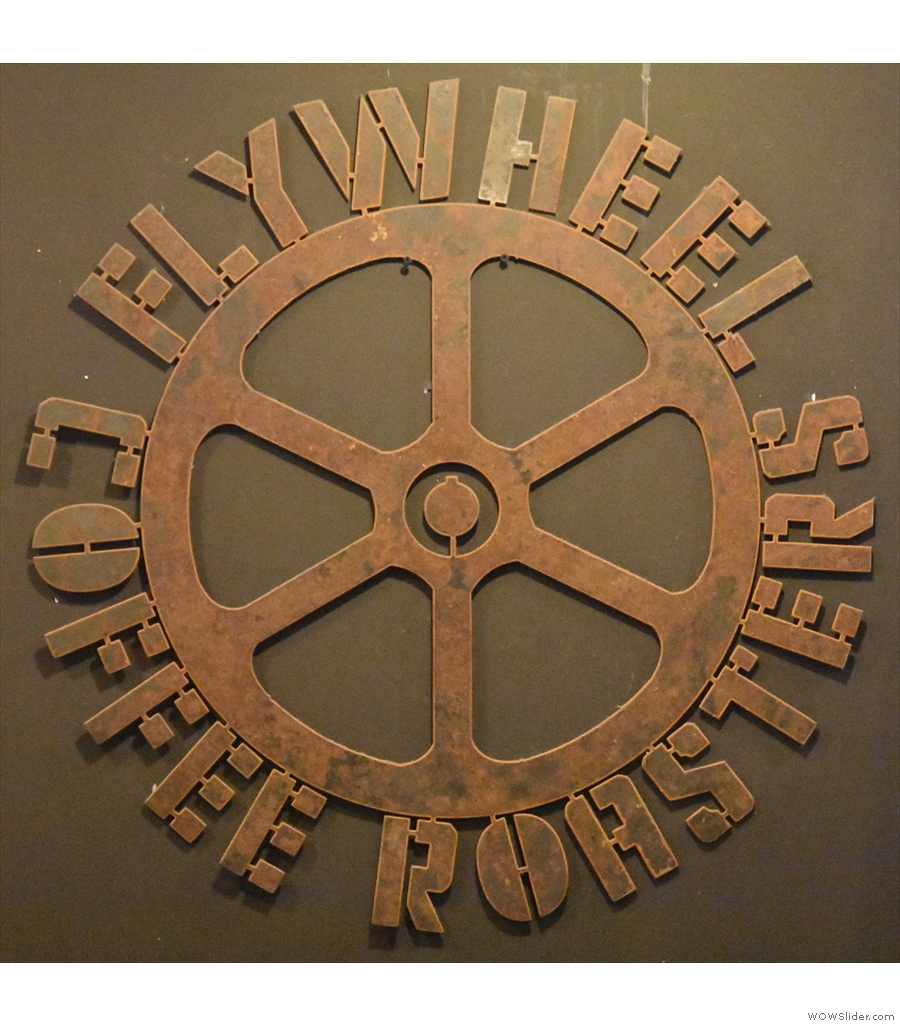 Flywheel Coffee Roasters, in  a classic San Francisco ex-industrial building.