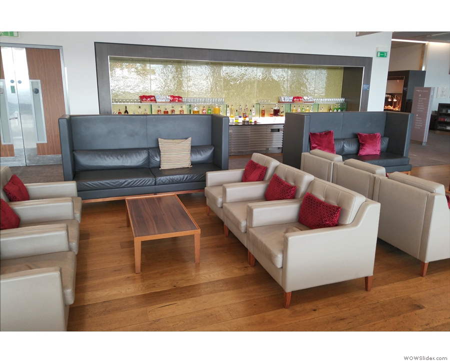More of the lounge seating, behind which you'll find...