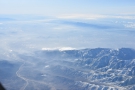 At this point, 45 minutes into the flight, just over half way to Phoenix, the mountains...