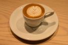 ... while I'll leave you with this lovely latte art, which, remember is in an espresso cup!