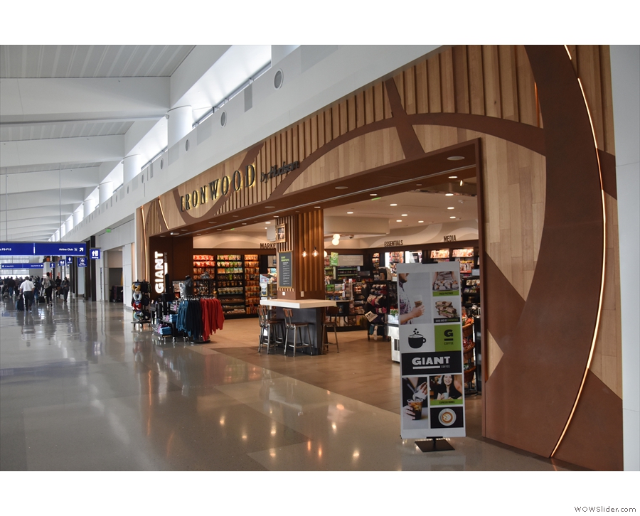 My first view of Giant Coffee, on the right-hand side in the C Gate section, Terminal 3.