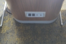 ... and lots of power outlets, as befits a modern terminal.