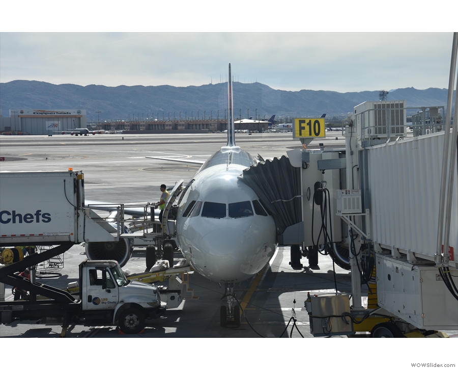 A closer look at my ride to Atlanta: an Airbus A321-200.